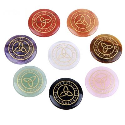 China Medals Rune Meditation Stones And Crystals for sale