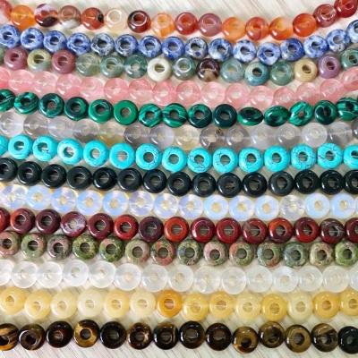 China Round Shape 14mm Semi Precious Beads For Jewelry Making for sale