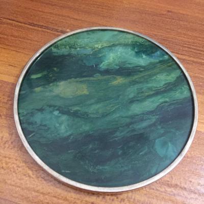 China Cinc Ring Agate Slice Coasters en venta