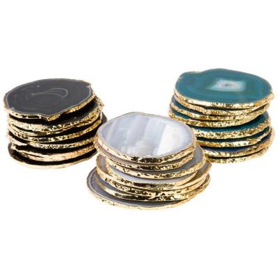 China Bestseller Agate Slice Coasters for sale