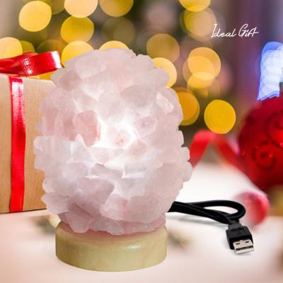 China Usb Nightlight Lamp Relaxing Romantic Crystal Stone Decor for sale