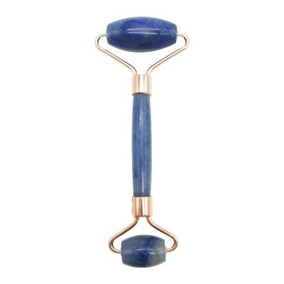 China Beauty Care Semiprecious Blue Aventurine Face Roller Massager for sale