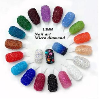 China ODM de 1.2mm Mini Nail Art Rhinestones para o tratamento de mãos à venda