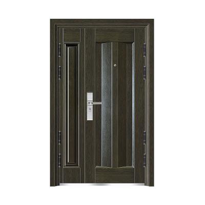 China Phipulo Latest Design Cheap Price Modern Style Luxury Hot Sale Exterior Security Steel Metal Door for sale