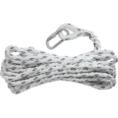 China Factory Supply 3 Beach Twisted Marine Polyester Mooring Rope Customized Size for sale