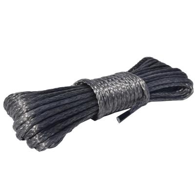 China Jinli Uhmwpe Synthetic Braided Winch Cable Rope For 4x4 Atv Customized Size for sale