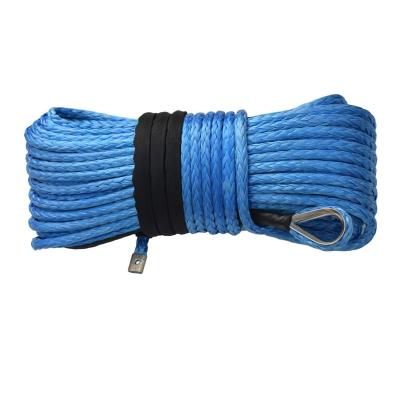 China Hot Sale Blue Jinli 6mm Atv Winch Offroad Rope 7700lbs Customized Size for sale