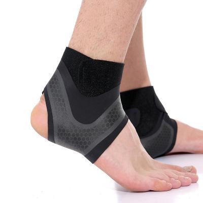 China Thin Breathable Ankle Support Brace Adult Elastic Ankle Guard For Sprain Ankle for sale