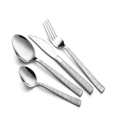 China Sustainable Inexpensive And Stylish Stainless Steel Flatware Set for sale