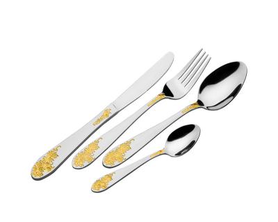 China Sustainable High Qality 72 Pcs Stainless Steel Cutlery Set with Wood Case for sale