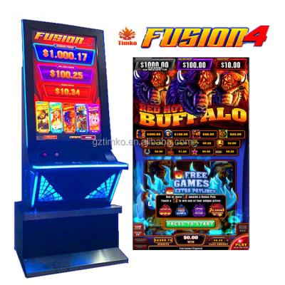 China Best Quality Metal Fusion 4 5 In 1 32 Inch Touch Screen Slot Game Machine Coin Operated Video Slot Cabinet for sale