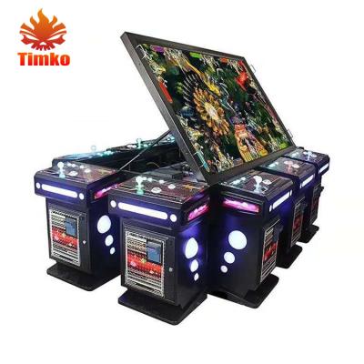 China Metal + Acrylic / Customize 10 p 55 Inch Fish Table Game 4 Player Fishing Game Machine Arcade Slot Game Software for sale