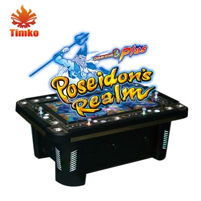 China Metal+Acrylic/Customize 2022 Arcade Fishing Game Machine Tiger Strike Fish Game Machine Software Cabinet Coin Push Fishing Game Machine for sale