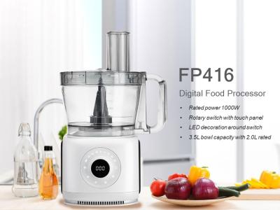 China 3.5L Bowl 1000W Digital Food Processor FP416 for sale