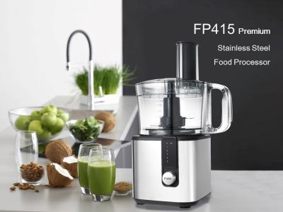 China 750W 2.0L FP415 Stainless steel compact food processor for sale