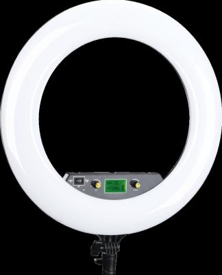 China NiceFoto 50W Diva LED Ring Light Diffuser PORTABLE Mirror Stand 18inch 3200-6500K Dimmable Make Up Studio Lighting for sale