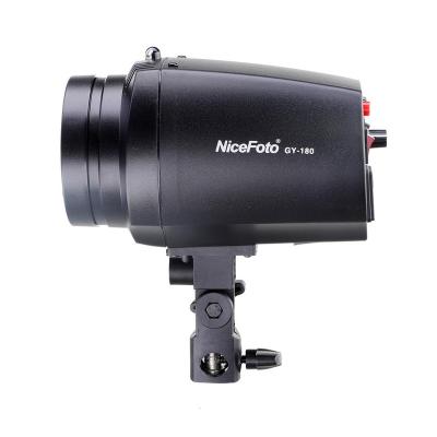 China GY-180 180W NiceFoto Mini Studio Flash Light GN46 LE TDC 5500 Strobe Photo Instant Light Photographic Equipment for Video Shooting GY-180 for sale