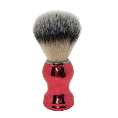 China Hot Sale Synthetic Hair Shaving Brush Shaving Brush Plastic Handle For Barber Hair Salon Beard Brush Men's Shaving Brush for sale