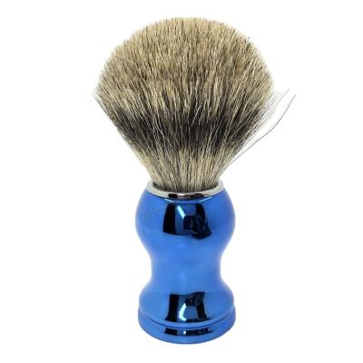 China Shaving Brush Pure Badger Hair Shaving Brush Handle Hair Salon Barber Shop Beard Brush For Plastic Man for sale