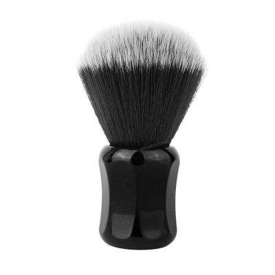 China China Factory Manufacturer Single Blade Black Resin Handle Synthetic Hair Knot Shaving Brush For Men Wet Shaving for sale