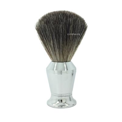 China Metal Handle Shaving Brush Men Shaving Brush Badger Hair Shaving Beard Brush for sale