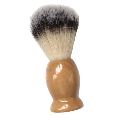 China Shaving Brush China Factory Manufacturer Wooden Handle Synthetic Hair Shaving Brush Nylon Beard Brush for sale