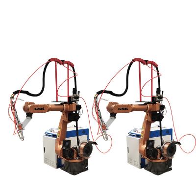 China Building Material Shops Robot Arm 6 Axis 1000w 1500w 2000w Laser Welders Automatic Metal Laser Welding Machine for sale