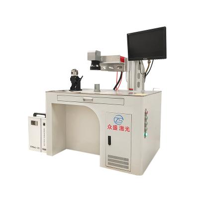 China Programmable Price Desktop Fiber 100w Laser Marking Machine For Glass Perforating for sale