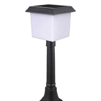 China European Square Shape Simple Light Outdoor LED Lawn Decoration Solar Lawn Light for sale