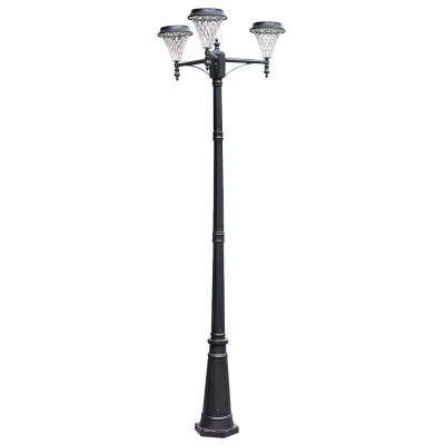 China Garden Style Outdoor European Decoration IP65 Waterproof Aluminum Solar Lighting for sale