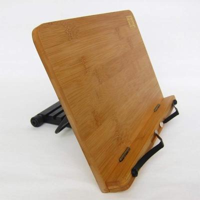 China Bamboo Most Popular Bookshelf Tablet Stand and Book Holder Desk Reading for Adult and Kids Book Holder Bamboo Wood Stand for sale