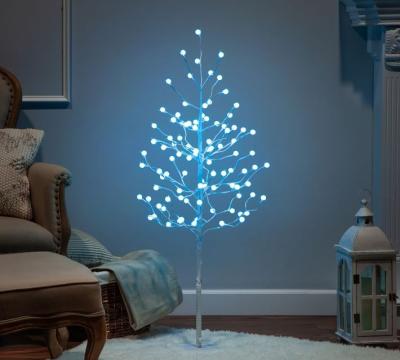 China Steady Top And Sphere Lighted Holiday LED Mini Globe Glitter Tree for sale