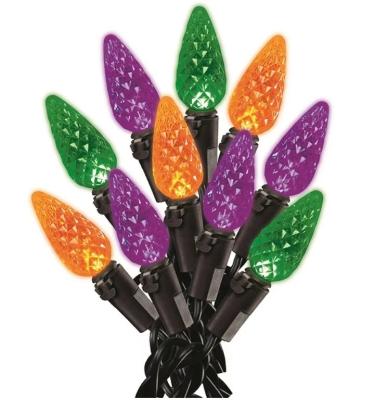 China Steady On And Twinkle Halloween LED Multi Faceted Lights C6 for sale