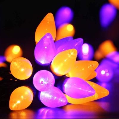 China Steady On And Twinkle Multi Ceramic Halloween C7 LED Lights for sale