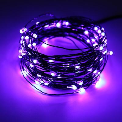 China Steady On And Twinkle Halloween LED Copper Wire Lights for sale