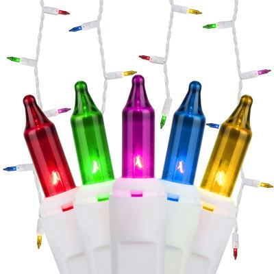 China Steady On And Twinkle Multi Holiday Bulb Mini Icicle Lights for sale