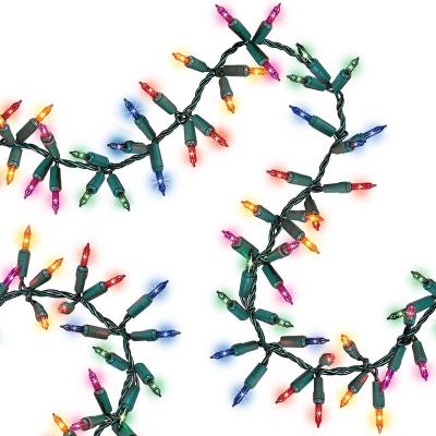 China Steady On And Twinkle Multi Holiday Mini Bulb Garland Lights for sale