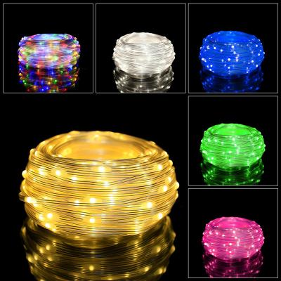 China Steady On And Twinkle New Weatherproof Outdoor Holiday LED Copper Wire Lights for sale