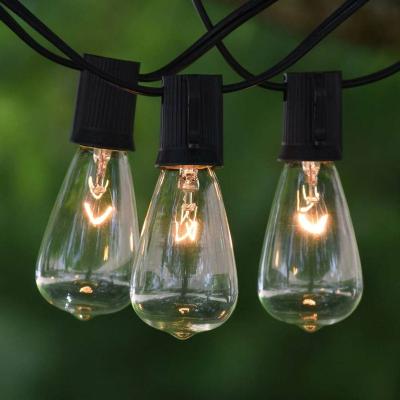 China Steady Top And Twinkle Holiday ST38 Edison Bulb Patio Lights for sale