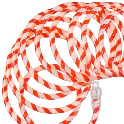 China Stead on and Sparkle Holiday Mini Candy Cane Rope Lights for sale