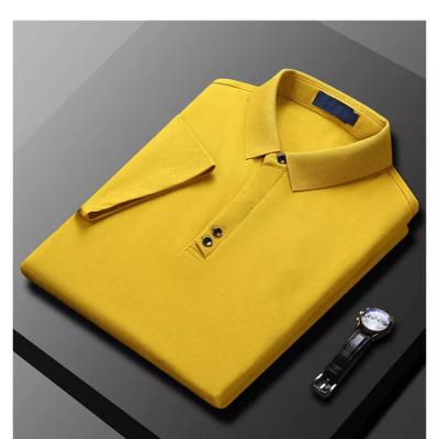 China Anti-wrinkle Custom Logo Embroidered Polo T Shirt Corporate Workwear Golf Men's Polo Shirts for sale