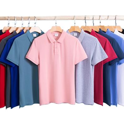 China Anti-wrinkle Designers Polo Tshirts 100% Cotton High Quality Plus Size Men's Polo Shirts For Men Stylish Custom Embroidered for sale