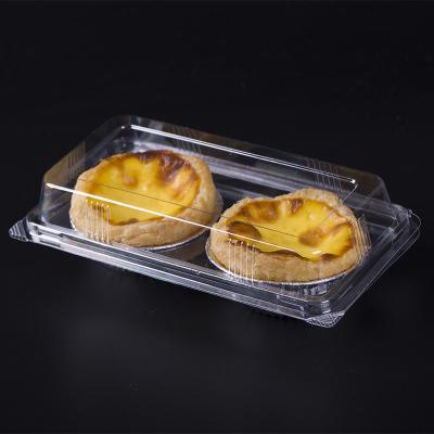 China Pet donut family packing cake/moon cake box/disposable hot disposable plastic transparent container for sale