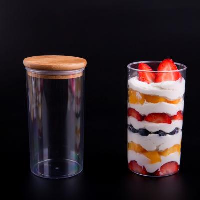 China Food Grade 5 oz Disposable Plastic Cupcake Container Slot Drink Cup for sale