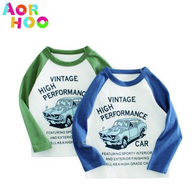 China Aorhoo Kids Baby Boy Summer Anti-Shrink T-Shirts With Fashion Short Polo Shirt Printing Sleeve Hot Sale for sale