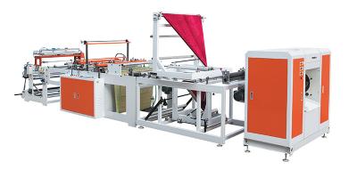 China Fully Automatic W Cut Non Woven Bag Making Machine With Auto Loading Device for sale