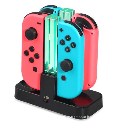 China With Indication Function Black Docking Station Console Controller Charging Dock For Nintendo Fast Charging Switch for sale