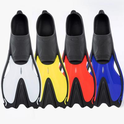 China Snorkeling Diving 6 Size 36-46 Long Blade PP Soft Medium Full Foot Swimming Fins Water Fins Free Diving TPR Rubber Snorkeling Shoes for sale