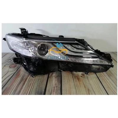 China High Quality Plastic + Steel Headlight Cnfisher Head Light Head Lamp For TOYOTA CAMRY 2018 for sale