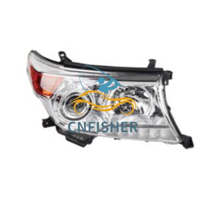 China High Quality Plastic+Steel White Cnfisher Headlight Headlight Head Lamp Head Lamp For TOYOTA LAND CRUISER 2012 for sale